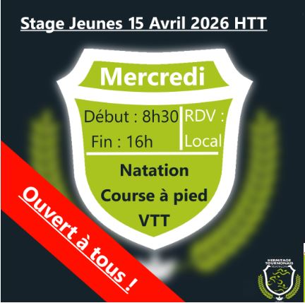 STAGE JEUNES : MERCREDI 15 AVRIL (pour tous)